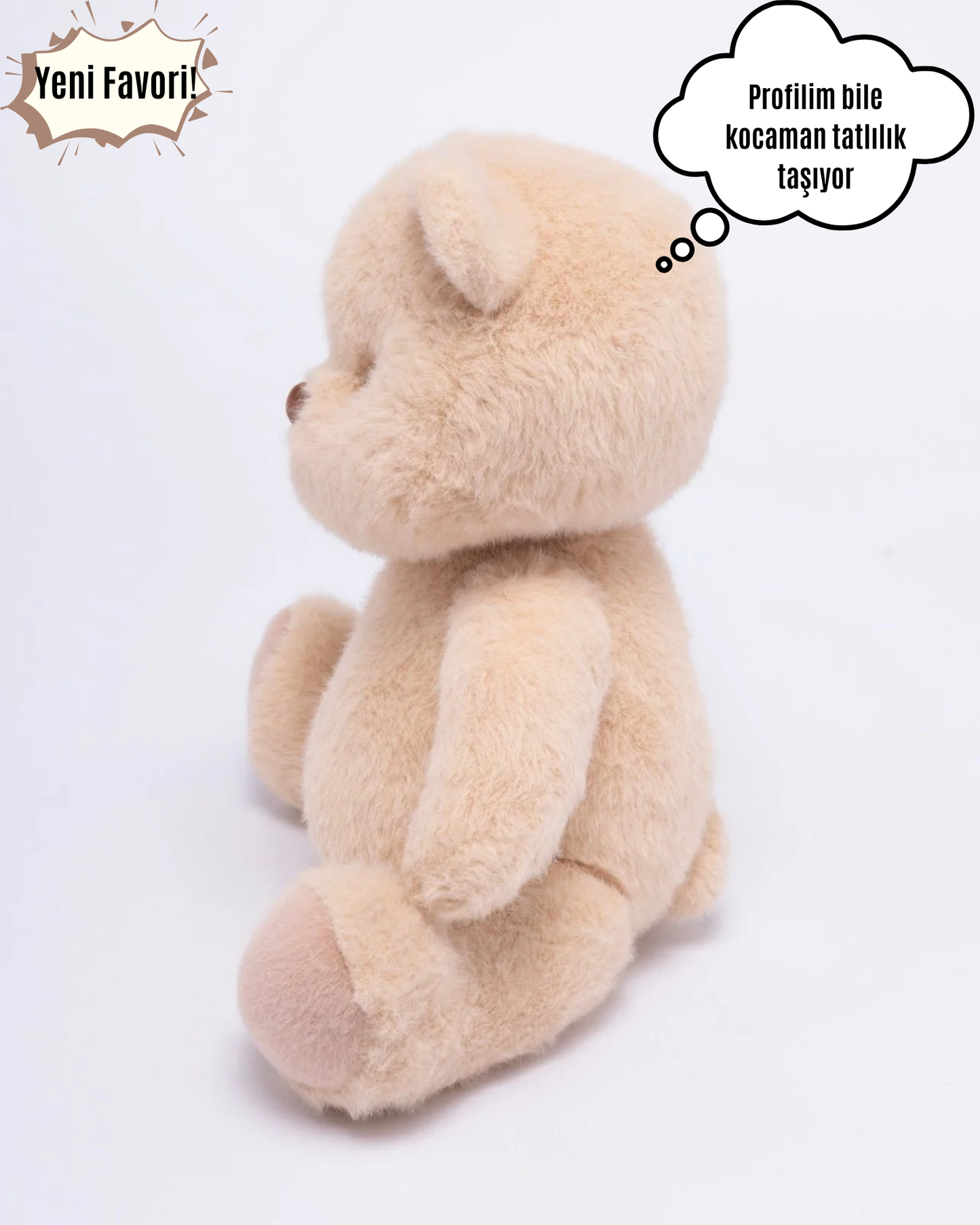 Sevimli Peluş Ayıcık – Yumuşacık Sarılmalık Oyuncak