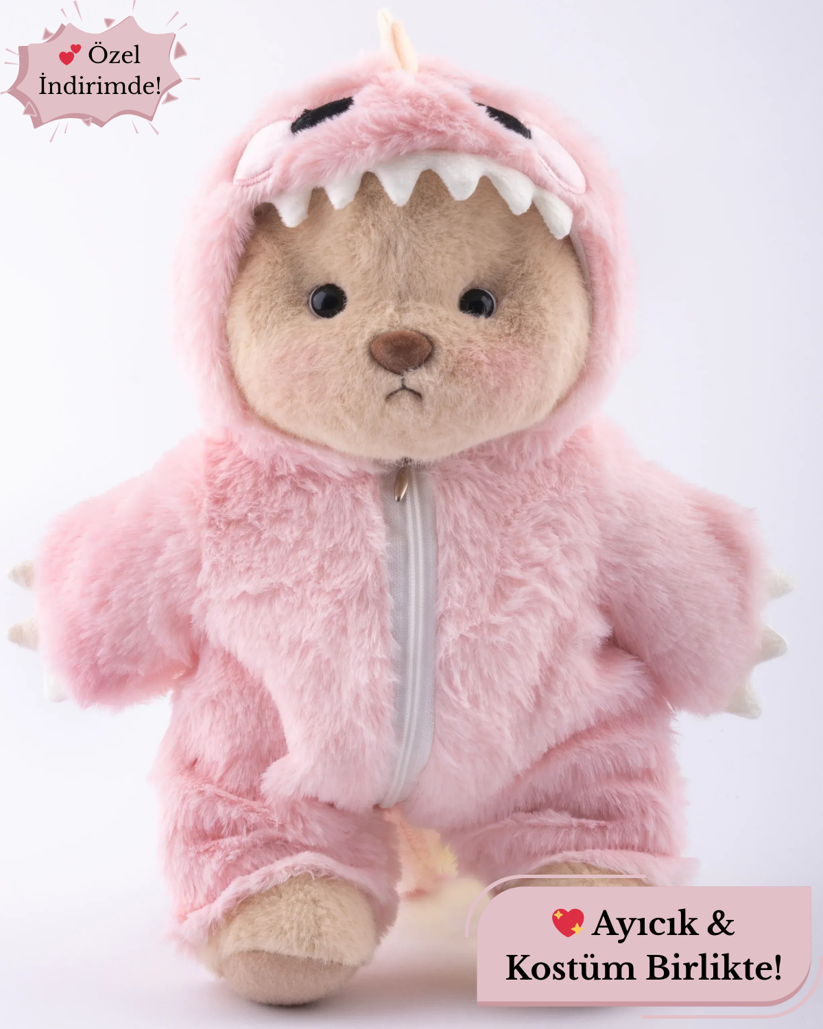 MomiBear Ayıcık & Kostüm Seti – Tek Pakette!