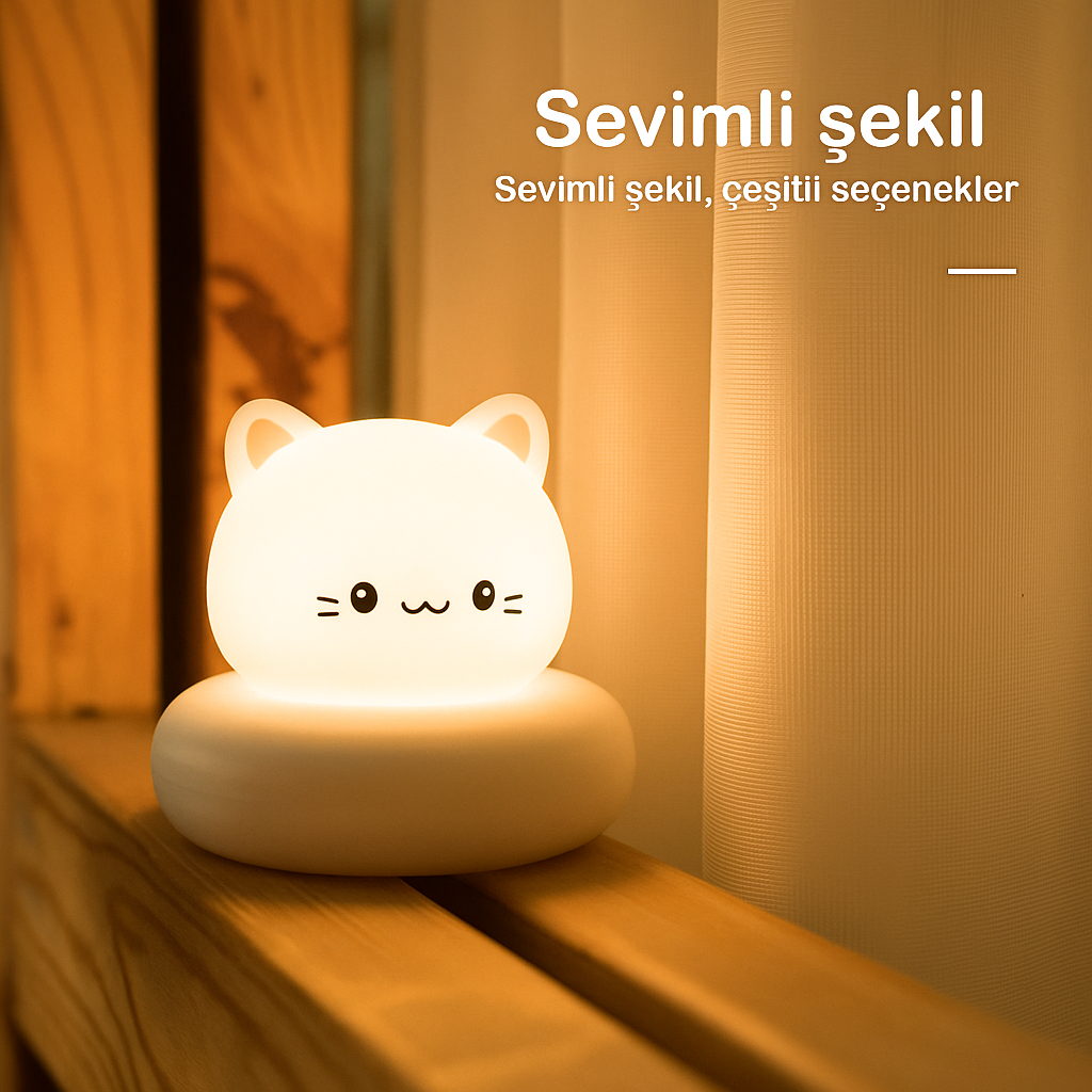 MomiLights™ Gece Lambası – Tatlı Işık, Sıcacık Atmosfer 🌙✨