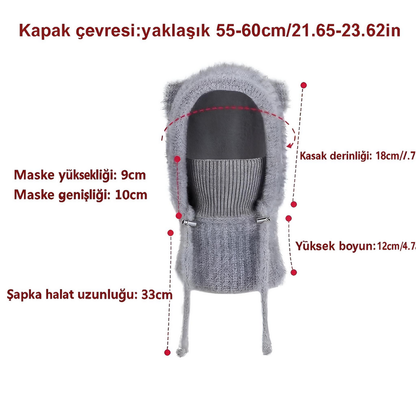 ArcticLuxe Lüks Termal Örgü Kapüşon