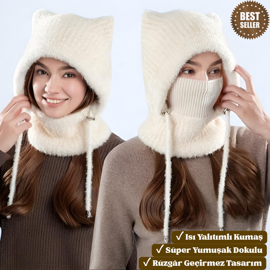 ArcticLuxe Lüks Termal Örgü Kapüşon