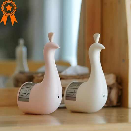 Tavuskuşu Projeksiyon Lambası 🦚 | Dekoratif LED Gece Lambası & Renkli Işık Gösterisi