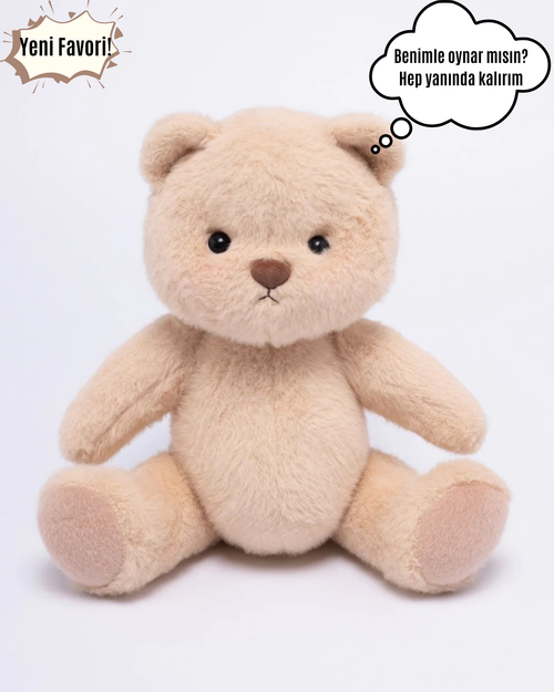 Sevimli Peluş Ayıcık – Yumuşacık Sarılmalık Oyuncak