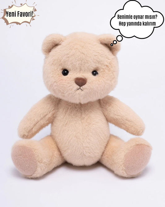Sevimli Peluş Ayıcık – Yumuşacık Sarılmalık Oyuncak