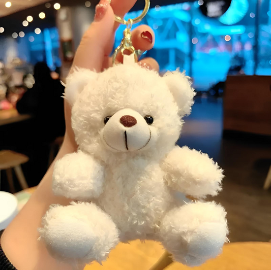 Sevimli Pofuduk Ayıcık Anahtarlık 🧸✨ | Tatlı ve Romantik Hediye